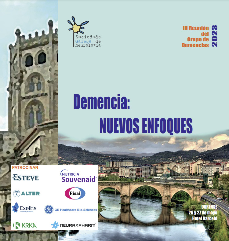 III REUNION GRUPO DEMENCIAS SGN. Ourense 26 y 27 de mayo de 2023